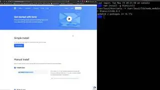 How to install Ionic Framework (with Android Studio and Xcode)