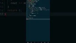 pattern of rectangle in c++ || #shorts #programming #coding #engineering #programming #pattern#viral