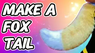 How to Make a Fox Tail With Sewing Machine | Easy Tutorial