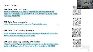 Learn to Code with SAP Build Code
