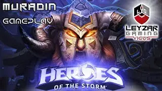 Heroes of the Storm (Gameplay) - Muradin Ideal Starter Tank (HotS Muradin Gameplay Quick Match)