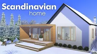 Scandinavian Holiday Home 🎁 | Stop Motion build | The Sims 4 | NO CC