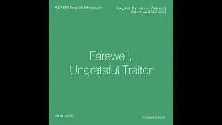 Farewell, Ungrateful Traitor - John Dryden \\ Poem Analysis