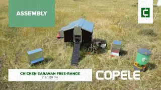 Chicken Caravan Free-Range 1x1.20 m - Assembly | Copele