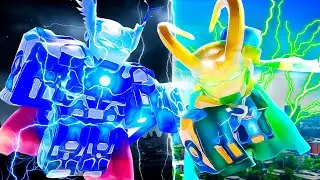 THOR IRON MAN vs LOKI IRON MAN in ROBLOX