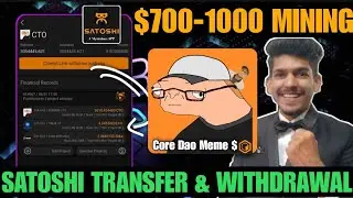 CTO coin withdrawal | Satoshi new update | launch price $700+ Profit User | CTO listing news today