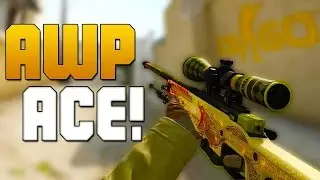 ACE on de_dust2 AWP