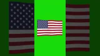 United states flag green screen ll #greenscreen
