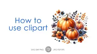 How to use clipart PNG file #creativefabrica @creativefabrica