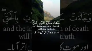 Surah ق verse 50:19 #quran #arabic #الشيخ_خالد_الجليل #shorts