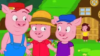 City Mouse and 3 Little Piglets | Tales in Hindi | बच्चों की नयी हिंदी कहानियाँ