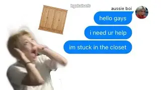 skz texts: felix is stuck in the closet ‼️