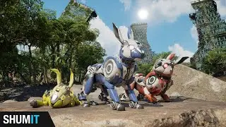 SciFi Rabbit cinematic preview animations