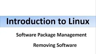 M04T3.4 - Intro to Linux - Software Packages - APT - Removing Software