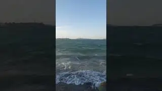 Море в августе непредсказуемо//прохлады вам в ленту #эгейскоеморе #измир #море