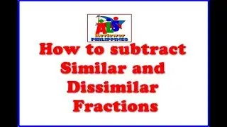 #Subtraction of #Similar and #Dissimilar #Fractions