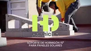 Soportes de Hormigón para placas solares