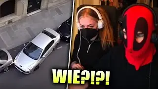Wie kommt man in diese Parklücke rein! 😱Knattercrew reagiert