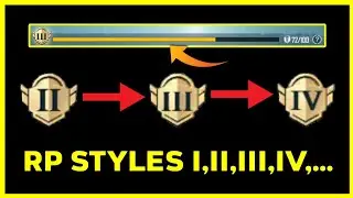 RP I, II, III, IV,... | RP STYLES IN PUBG & BGMI | PUBG RP LOGO