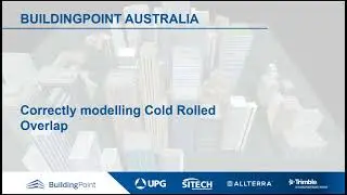 Tekla Structures - Correctly modelling Cold Rolled Overlap
