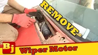 How To Remove a Windshield Wiper Motor - Jeep Cherokee