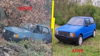 From brambles to the track in 5 minutes ❤️ Fiat uno project