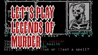 Let's Play Legends of Murder Obscure Old-School RPG