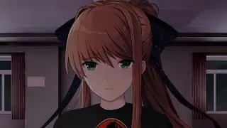 Monika Cries After Game Crashes | 