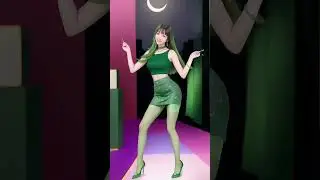 Short skirt hot dance girl #shorts