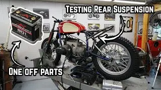 Machining custom parts and testing rear suspension
