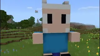 How to build Fin From ADVENTURE TIME IN MINECRAFT