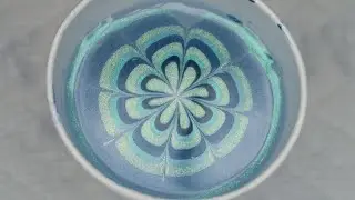 Radiant Chrome Gradient | Water Marble March 2023 #2 | DIY Nail Art Tutorial | MSLP