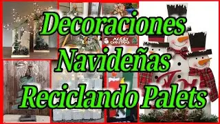 Decoraciones navideñas 2025 🎄. Reciclando Palets .