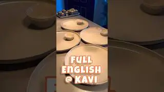 Full English breakfast at Kavi coffee