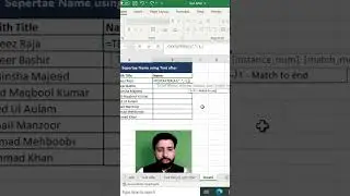 TEXTAFTER Function in Excel |   Separate Name from Name with Title Column