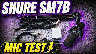 Shure SM7B Test || Shure SM7B