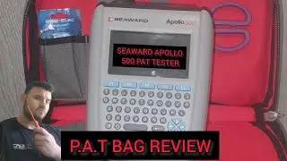 Seaward Apollo 500 PAT Tester and bag review