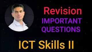 ICT Skills || | Revision - Important Questions | Class 10 IT-Information Technology