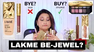 Testing Lakme’s NEW Be-Jewel Festive Collection 💎 Full Look + Honest Review| Monica India