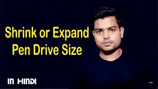 Partition usb drive | Restore usb drive back to full capacity | Resize USB flash drive partition