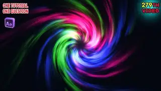 After Effects Tutorial_ Twirl Background Animation With Fractal Noise in After Effects.