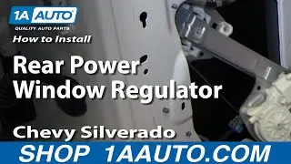 How to Replace Window Regulator 07-13 Chevy Silverado 1500
