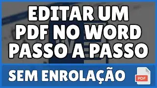 Como Editar um PDF no Word