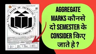 MSBTE exam aggregate marks conditions | 