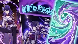 Raiden + Stormgale = infinite bursts in Genshin TCG! 🤯