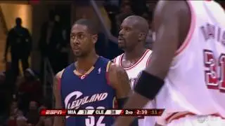Shaquille O'Neal rim shaking slam vs Cavaliers 2007 season