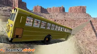 🔴 Carros vs Ponte Suspensa - Beamng Drive #23 ❘ Car Crash