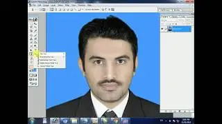 Pasport Size Photo Setting With {Tie Coat} Adobe Photo Shop By Ameen Sial
