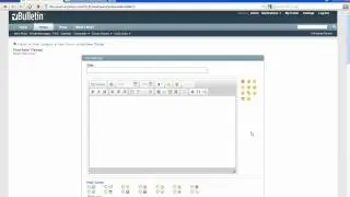 vBulletin4.1 WYSIWYG editor