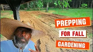 A Look at my Garden after First Stage of Soil prep for Fall